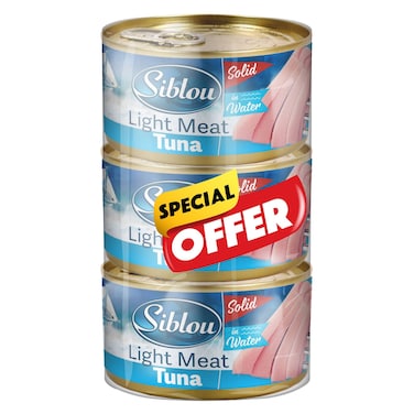Siblou Solid Light Meat Tuna in Water, 480g