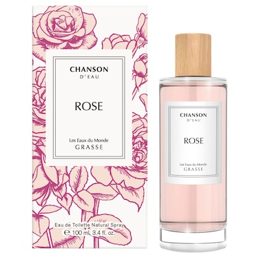Chanson D'eau Eau De Toilette Natural Spray, Rose, 100ml