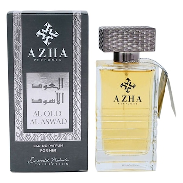 Azha Perfumes Emerald Nebula Collection Al Oud Al Aswad Eau De Parfum for Men 100ml