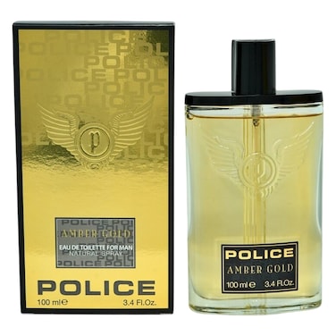 Police Eau De Toilette, For Men,  Amber Gold, 100ml