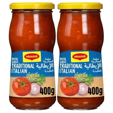ماجي صلصة المعكرونة الإيطالية التقليدية  400 غرام عبوة من قطعتين