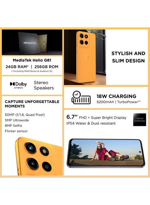 Buy Motorola Moto G15 Dual SIM 8GB RAM 256GB 4G Sunrise