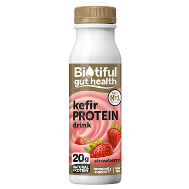 Kefir Strawberry Protein Drink, 330ml