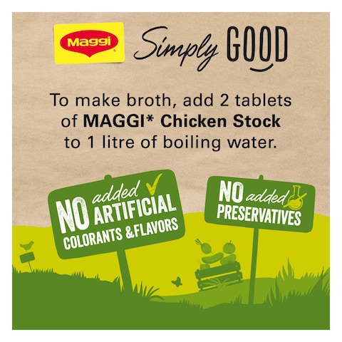 Nestle Maggi Chicken Stock 18g Pack of 28