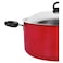 Prestige Non-Stick Cookware Set Red 22 PCS and 2-in-1 Stand Blender White 1.5L 400W