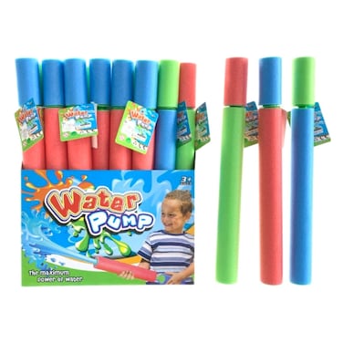 مضخة رش الماء من الفوم في صندوق عرض 40 سم - أحمر ، أزرق ، أخضر