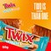 Twix Salted Caramel Chocolate Bar, 2 Bars, 50g