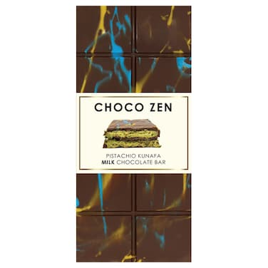 Choco Zen Pistachio Kunafa Milk Chocolate Bar 190g