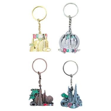 Ahlan UAE Keychain Set Assorted 4 PCS