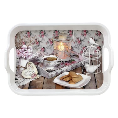 Printed Tray with Handle Mini 10.25inch