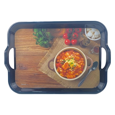 Printed Tray with Handle Small 12.5inch