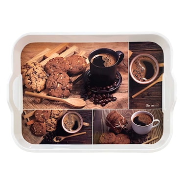 Printed Tray with Handle Medium 15inch