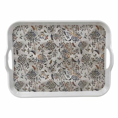 Printed Tray with Handle Large 17.5inch