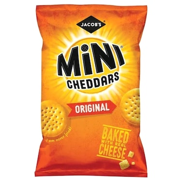 Jacob's Mini Cheddars Snacks Original Flavour 90g