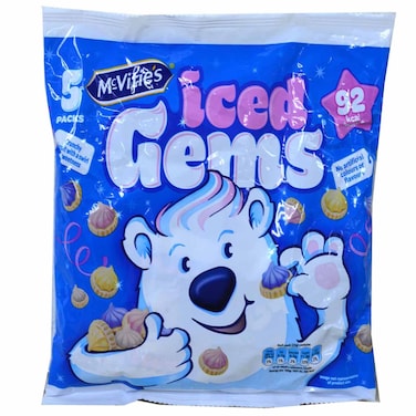McVitie's Iced Gems Biscuits, 115g