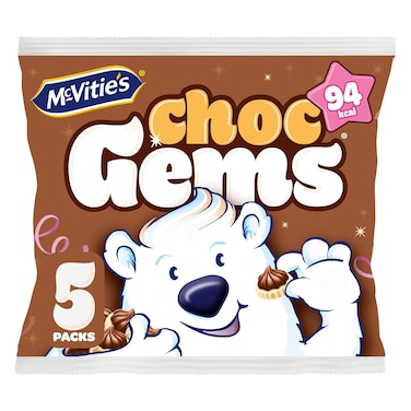 McVitie's Choc Gems Multipack Biscuits 95g