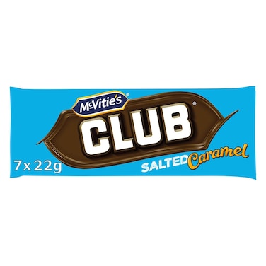 ماكفيتيز كلوب قطع بسكويت الشوكولاته المملحة بالكراميل 154 غرام