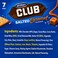 McVitie's Club Salted Caramel Flavour Milk Chocolate Covered Biscuit Bars, 154g