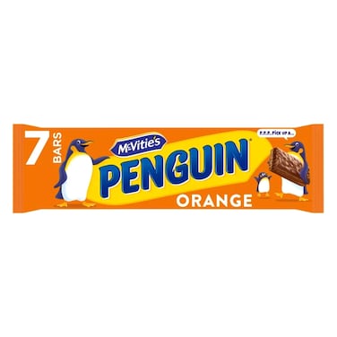 McVitie's Penguin Orange Biscuit Bars 172g