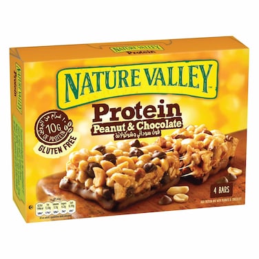 Nature Valley Peanut and Chocolate Protein Bars 40g Pack of 4