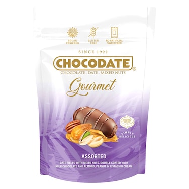 Chocodate Gourmet Chocolate Date with Assorted Nuts 150g