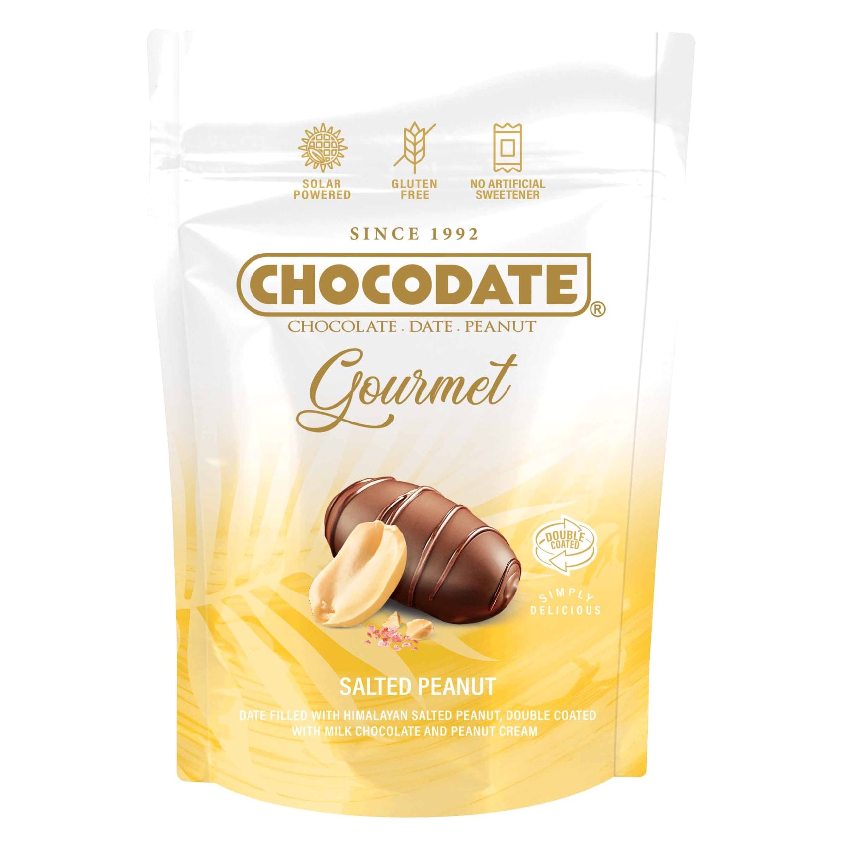 Buy Chocodate Gourmet Chocolate Date with Salted Peanut 150g Online ...