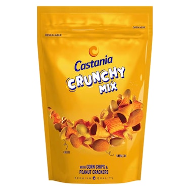 Castania Crunchy Mix with Corn Chips and Peanut Crackers 170g