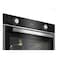 Beko 60cm Builtin Electric Oven, 9 Cooking Multifunction Steam aid Oven, 72 litres Oven Capacity, Conventional Fan Oven, BBIS14300XCSE(Black Colour)