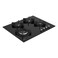 Beko 60cm Builtin Gas Hob, Full Safety, 4 High Efficiency Gas Burner, Cast Iron Pan Support, Integrated Ignition, HINW 64229 B65(Black Glass Colour)