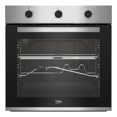 Beko 60cm Builtin Gas Oven, 72 litres Oven Capacity, Mechanical Timer, A+ Energy Rating, BBIGT22100XML(Stainless Steel Colour)