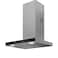 Beko 60cm T Shape Chimney Hood, Intensive Ventilation Capacity 710 m&sup3;h, BHCB66741BBHS, Black