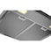 Beko 60cm T Shape Chimney Hood, Intensive Ventilation Capacity 710 m&sup3;h, BHCB66741BBHS, Black