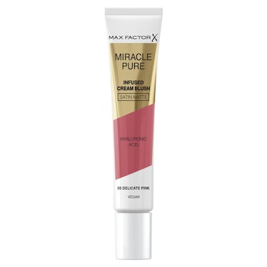 Max Factor X Miracle Pure Satin Matte Cream Blush, 05 Delicate Pink