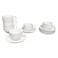Stack Tea Cup and Saucer Set 230ml 6 PCS