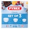Pyrex Classic Mixing Bowl Set 3 PCS