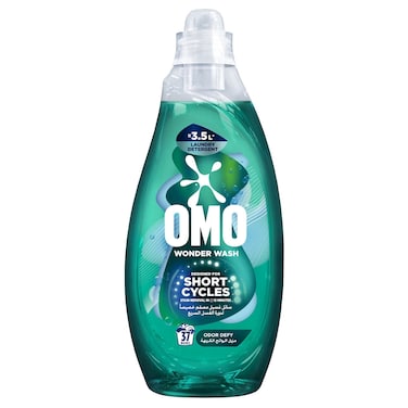 أومو وندر ووش سائل منظف مضاد للروائح الكريهة، قارورة خضراء 1480 ملل