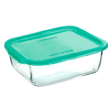 Luminarc Keep 'N' Box Rectangular Food Storage Container Lagon 1.22L