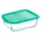 Luminarc Keep 'N' Box Rectangular Food Storage Container Lagon 1.22L