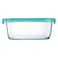 Luminarc Keep 'N' Box Square Food Storage Container Lagon 760ml