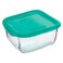 Luminarc Keep 'N' Box Square Food Storage Container Lagon 760ml