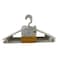 Eco Home Plastic Hangers with Tie Bar White 41cm 24 PCS
