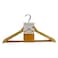 Eco Home Coloured Wooden Coat Hanger Set Assorted 3 PCS