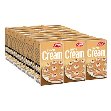 KDD Thick Cream Qishta 250ml Pack of 24