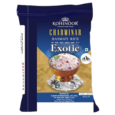 Kohinoor Charminar Exotic Basmati Rice 20kg