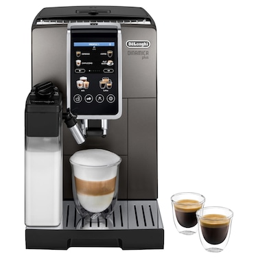 DeLonghi Dinamica Plus Full Automatic Coffee Maker ECAM380.95TB Titanium Black 1.8L 1450W
