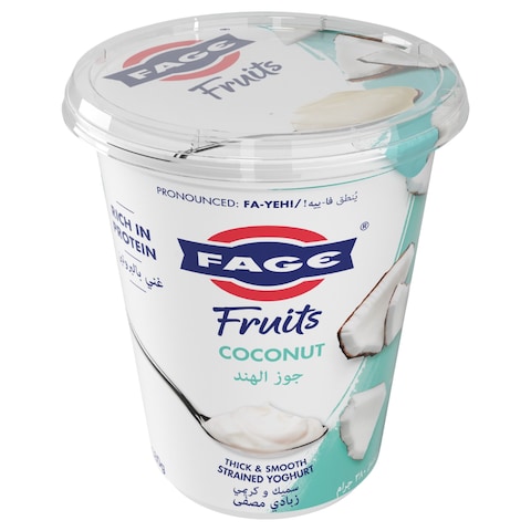 Fage Fruits Greek Strained Yoghurt Coconut 380g