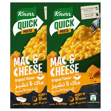 كنور كابوك ماك آند تشيز معكرونة  سريعة التحضير بنكهة أصلية  حزمة من 2 212 غرام