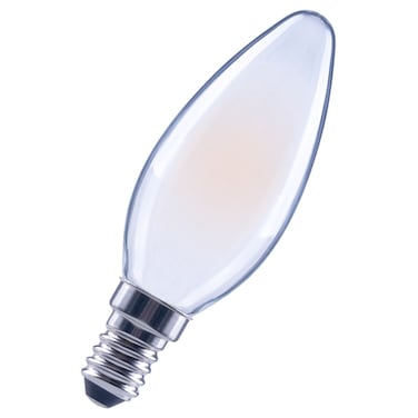 أوسرام إل في كلاسيك بي لمبة بقاعدة E14 و زجاج مثلج بقوة 4 واط - أبيض دافئ