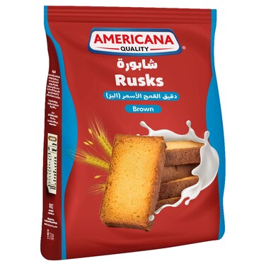 أمريكانا كواليتي بسكويت بقسماط بني، 375 غرام