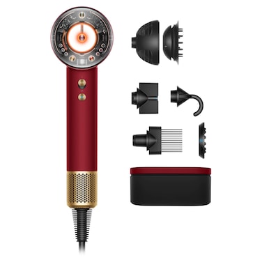 Dyson Supersonic Nural Hair Dryer HD16, Red Velvet and Gold